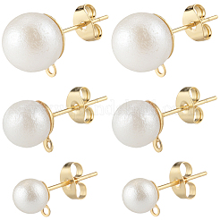 Boucles d'oreilles à tige en acier inoxydable 304&nbsp;EJEW-SP0001-17B