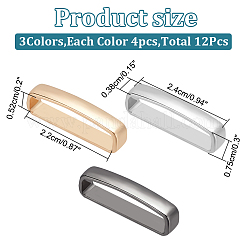 12 шт. двухцветные литые держатели петель&nbsp;FIND-WR0010-67