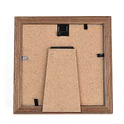 Натуральные зеленые авантюриновые чипсы дерево жизни с украшениями в деревянной фоторамке&nbsp;DJEW-B013-04E