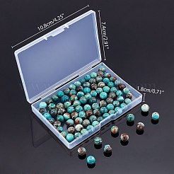 Окрашенный натуральный океанский агат / морская яшма&nbsp;G-AR0002-55