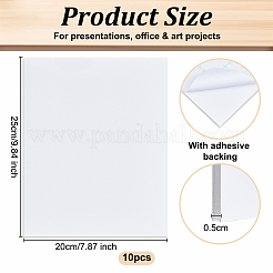 Прямоугольные пенопластовые пустые доски AJEW-WH0651-57B