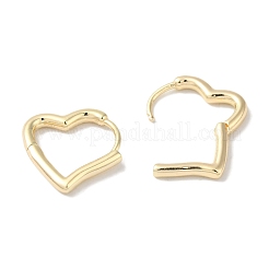 Серьги-кольца из латуни для женщин EJEW-U008-16G