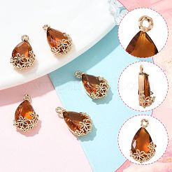 Pendentifs en verre transparent&nbsp;GLAA-FZ0001-02H