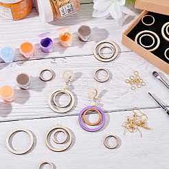 30 комплект деревянных соединительных колец WOOD-OC0002-95