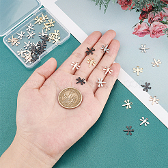 40 шт. 4-х цветные подвески из нержавеющей стали 304&nbsp;STAS-DC0009-80