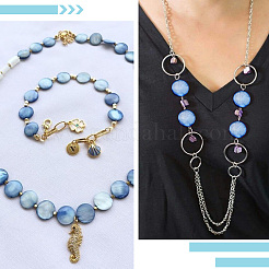 2 нити натуральных ракушечных бусин нити&nbsp;SHEL-SC0001-79