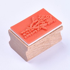 Timbres en bois&nbsp;AJEW-WH0085-A01