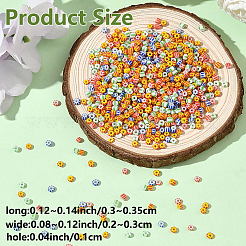 200 г непрозрачных цветных стеклянных бусин&nbsp;SEED-FYW0003-14A