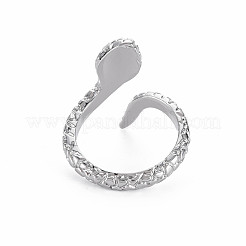 Кольца манжеты из сплава с покрытием в форме змеи&nbsp;RJEW-Q163-012B-RS