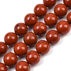 Натуральные красные яшмы бусы пряди&nbsp;G-L648-A06-16mm