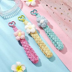 3 шт. 3 цвета ручной работы из хлопка для вязания цветов и хлопковых ниток HJEW-JM02910