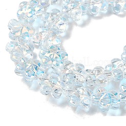 Стеклянные бусины с гальваническим покрытием &nbsp;EGLA-K061-10A-AB01