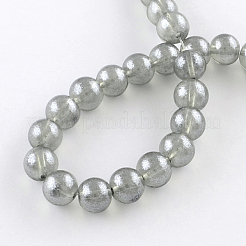 Прозрачный лак окрашенные стекла шарик нити&nbsp;DGLA-R050-6mm-09