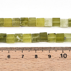 Природного нефрита Xiuyan бисер нитей G-N346-05A-08