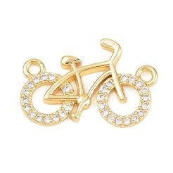 Pendenti in zirconi cubici trasparenti in micro pavè di ottone&nbsp;KK-D258-35G