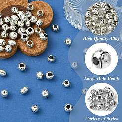 50шт 5 стиля бусины из сплава в тибетском стиле&nbsp;FIND-CJ0003-62