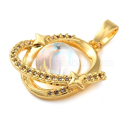 Кубические подвески из латуни с микропаве&nbsp;KK-M099-03G