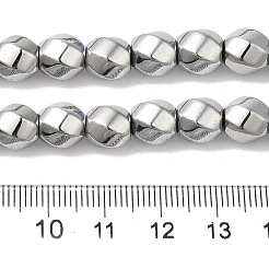 Fili di perline di ematite magnetica sintetica elettrolitica&nbsp;G-I364-J01-05