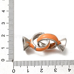 Застежки-застежки из латуни с эмалью KK-M313-41P-02