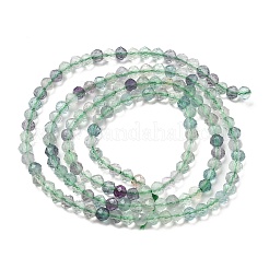 Природного флюорита бисер нитей&nbsp;G-F509-38-3mm