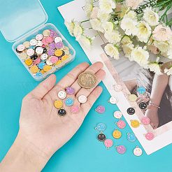 98 шт. 7 цвета из легкого золотого сплава с эмалью&nbsp;ENAM-FH0001-28