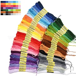 7 комплект 7-х цветных хлопковых ниток для вязания крючком OCOR-FS0001-02A