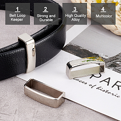 1 комплект держателей для ременных шлевок из цинкового сплава FIND-AR0002-60P