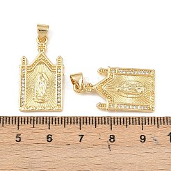 Латунные микро проложить кубического циркония подвески KK-F919-19G