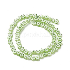 Millefiori a mano fili di perline di vetro&nbsp;LAMP-J035-6mm-13