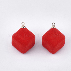 Флокированные акриловые подвески FIND-T046-30-06