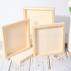Bricolage enfants décoration en bois cadre photo en argile&nbsp;WOOD-WH20008-07J