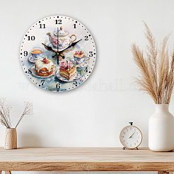 MDF-bedruckte Wanduhr&nbsp;HJEW-WH0058-028