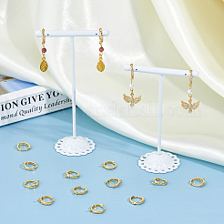 16 шт. латунные серьги-кольца FIND-DC0006-91G