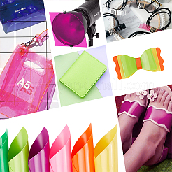 6 лист 6-х цветной прозрачной пленки ПВХ для светотехнического гелевого фильтра DIY-OC0010-19