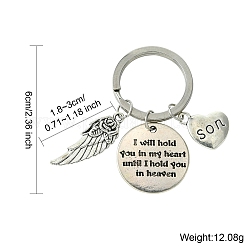 Legierung Schlüsselbund&nbsp;KEYC-YW00058-01