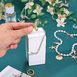 Выставочные тумбы из окрашенного в процессе выпечки дерева&nbsp;AJEW-WH20033-141A-01