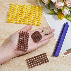 2 busta con 2 stili di lettere e numeri in plastica PP per timbri per biscotti&nbsp;DIY-SC0033-51