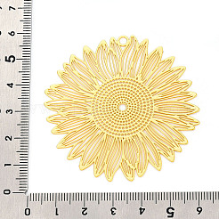 Латунные филигранные большие кулоны KKC-T003-13G