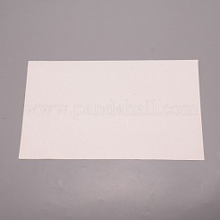 イミテーションレザーノートカバー  長方形  ホワイト  340x200x0.3mm&nbsp;AJEW-WH0261-74