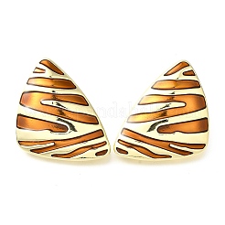 Сплав эмаль серьги&nbsp;EJEW-V010-01G-02