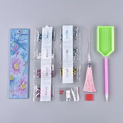 Kit adesivi per pittura diamante fai da te per la creazione di segnalibri&nbsp;DIY-R076-001
