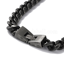 Ионное покрытие (ip) 304 нержавеющая сталь кубинские звенья цепи ожерелья NJEW-P288-07AS