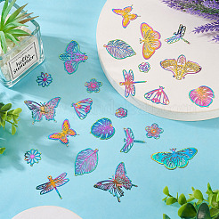 24 шт. 12 шт. филигранные подвески из нержавеющей стали 201 STAS-TA0002-25