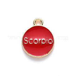 Pendentifs d'émail en alliage&nbsp;ENAM-SZ0001-28B-L