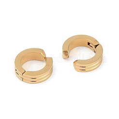 Клипсы из нержавеющей стали 304 с ионным покрытием (IP) EJEW-M001-11G