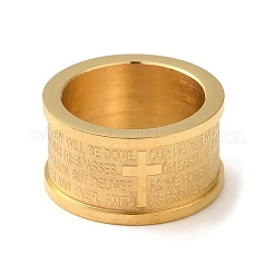 PVD вакуумное покрытие 304 нержавеющая сталь молитва связующие кольца&nbsp;RJEW-C085-01G