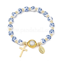 201 Armbänder mit Anhängern aus Edelstahl und Messing&nbsp;BJEW-JB13966