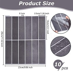ペット用タイルウォールステッカー  寝室のリビングルームの家の装飾用  長方形  グレー  290x230x1mm&nbsp;DIY-WH0591-293B
