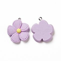 Подвески из непрозрачной смолы RESI-E024-01P-04