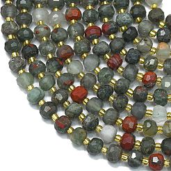 Природные африканские гелиотроп бисер пряди G-K389-E80-01